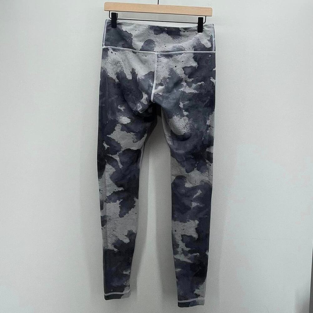 Lululemon Wunder Under Womens 8 Luon Floral Platoon Silver Spoon/Grey W5D94S - Picture 2 of 7